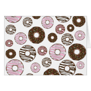 Motif De Donuts, Donuts Roses, Donuts Brown