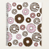 Motif De Donuts, Donuts Roses, Donuts Brown (Devant)
