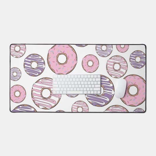 Motif De Donuts, Donuts Roses, Donuts Violets (Clavier et souris)