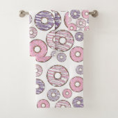 Motif De Donuts, Donuts Roses, Donuts Violets (En situation)