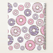 Motif De Donuts, Donuts Roses, Donuts Violets (Dos)