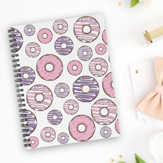 Motif De Donuts, Donuts Roses, Donuts Violets