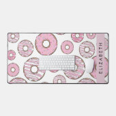 Motif De Donuts, Donuts Roses, Glace, Votre Nom (Clavier et souris)