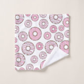 Motif De Donuts, Donuts Roses, Saupoudrages (Gant de toilette)