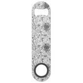 Motif de doodle d'oiseaux et de fleurs (Dos)