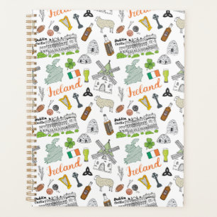 Motif de Doodle Irlande