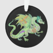 Motif de dragon de forêt enchanté (devant)