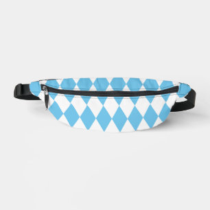 Motif de drapeau bavarois en losanges bleu et blan