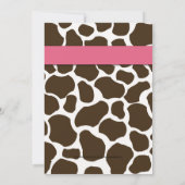 Motif de Faire-part de naissance Giraffe de bébé r (Dos)