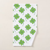 Motif de fermeture à quatre feuilles (Serviette à main)