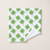 Motif de fermeture à quatre feuilles (Gant de toilette)