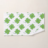 Motif de fermeture à quatre feuilles (Serviette à main)