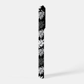Motif de feuille aînée noir blanc gris (Côté droit)