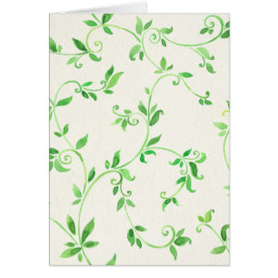 Motif de feuille d'aquarelle