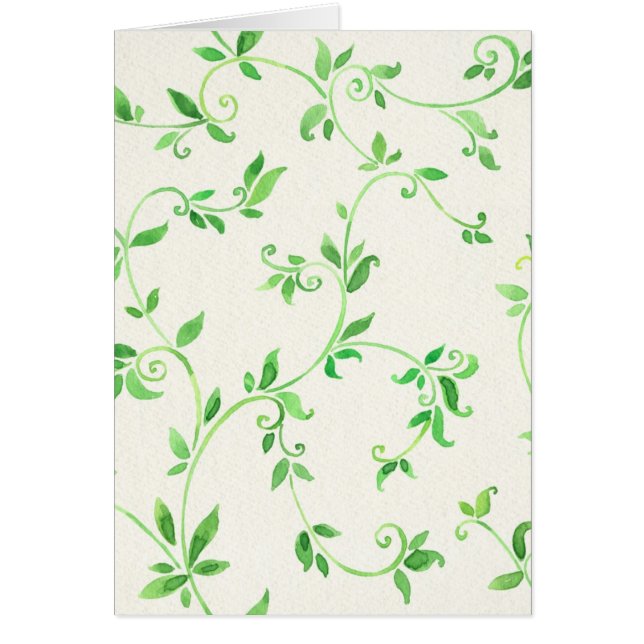 Motif de feuille d'aquarelle (Devant)