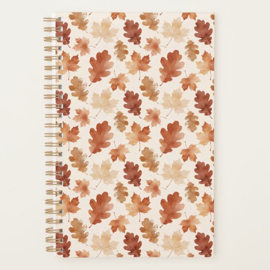 Motif de feuille d'automne confortable (Devant)