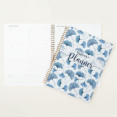 Motif de feuille de Gingko bleu et blanc (Devant avec enveloppe)