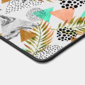 Motif de feuille géométrique Tropical Abstrait (Coin)