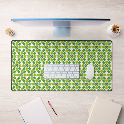 Motif de feuille, motif de feuilles, feuilles vert (Bureau 1)