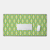 Motif de feuille, motif de feuilles, feuilles vert (Clavier et souris)