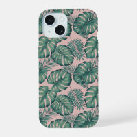 Motif de feuille tropicale