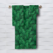 Motif de feuille tropicale