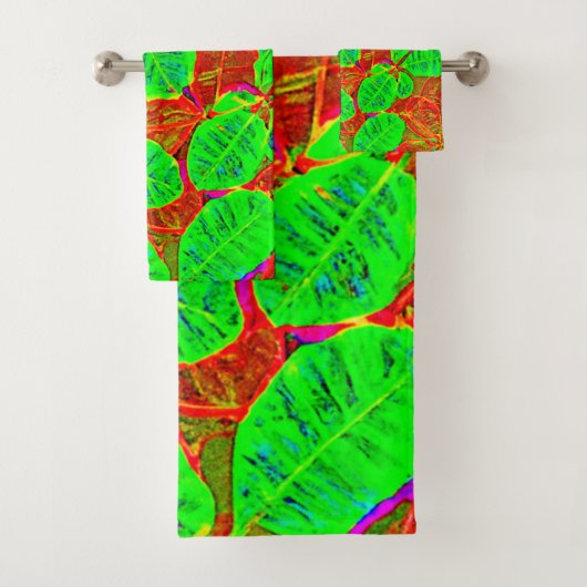 Motif de feuille verte luxuriante (En situation)