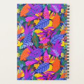 Motif de feuille vibre monogramme (Dos)