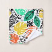 Motif de feuilles (Gant de toilette)