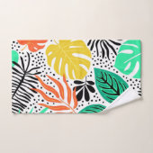 Motif de feuilles (Serviette à main)