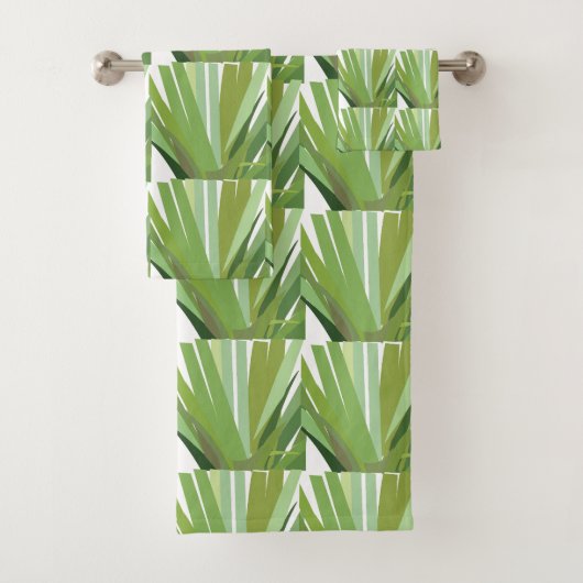 Motif de feuilles de jungle tropicale (En situation)