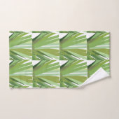 Motif de feuilles de jungle tropicale (Serviette à main)
