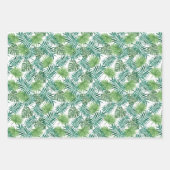 Motif de feuilles de palmier vert moderne (Devant)