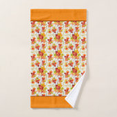 Motif de feuilles d'érable d'automne (Serviette à main)