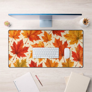 Motif de feuilles d'érable d'automne Feuille rou