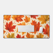 Motif de feuilles d'érable d'automne | Feuille rou (Clavier et souris)