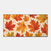 Motif de feuilles d'érable d'automne | Feuille rou (Recto)