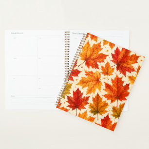 Motif de feuilles d'érable d'automne Feuille rou