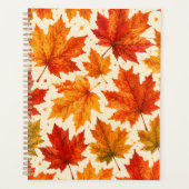 Motif de feuilles d'érable d'automne | Feuille rou (Devant)