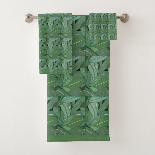 Motif de feuilles d'eucalyptus vert (En situation)