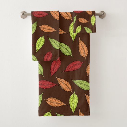 Motif De Feuilles, Feuilles Colorés, Feuilles D'Au (En situation)