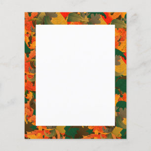 Motif de feuilles tombantes pour l'automne