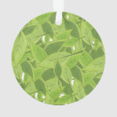 Motif de feuilles vertes (dos)