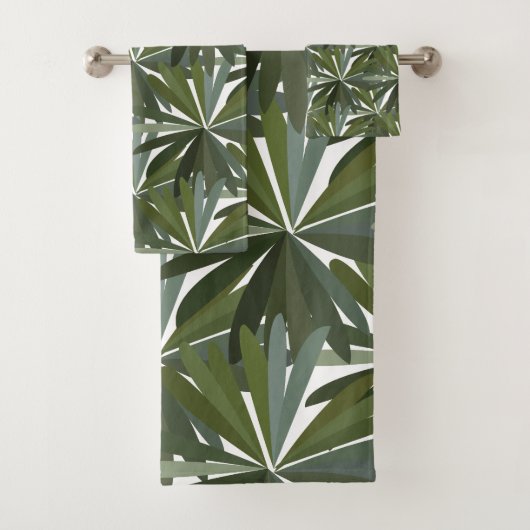 Motif de feuilles vertes (En situation)
