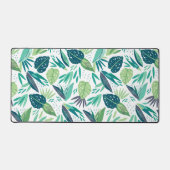 Motif de feuilles vertes et blanches (Recto)