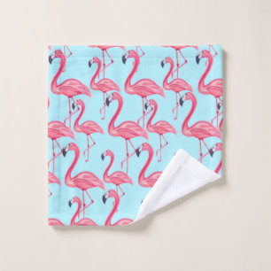 Motif de Flamant rose peint par été rose mignon
