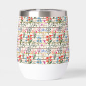 Motif de fleur d'aquarelle moderne (Arrière)