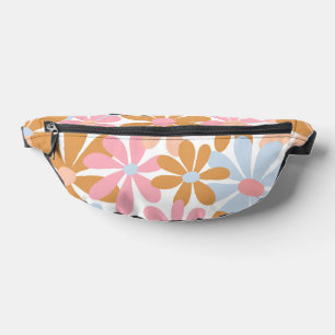 Motif de fleur de marguerite pastel rétro