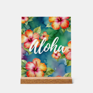 Motif de fleur d'hibiscus Aloha belle Hawaii