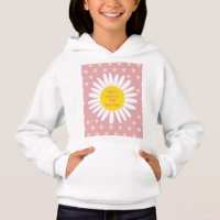Motif de fleur marguerite - Pureté, citation d'inn